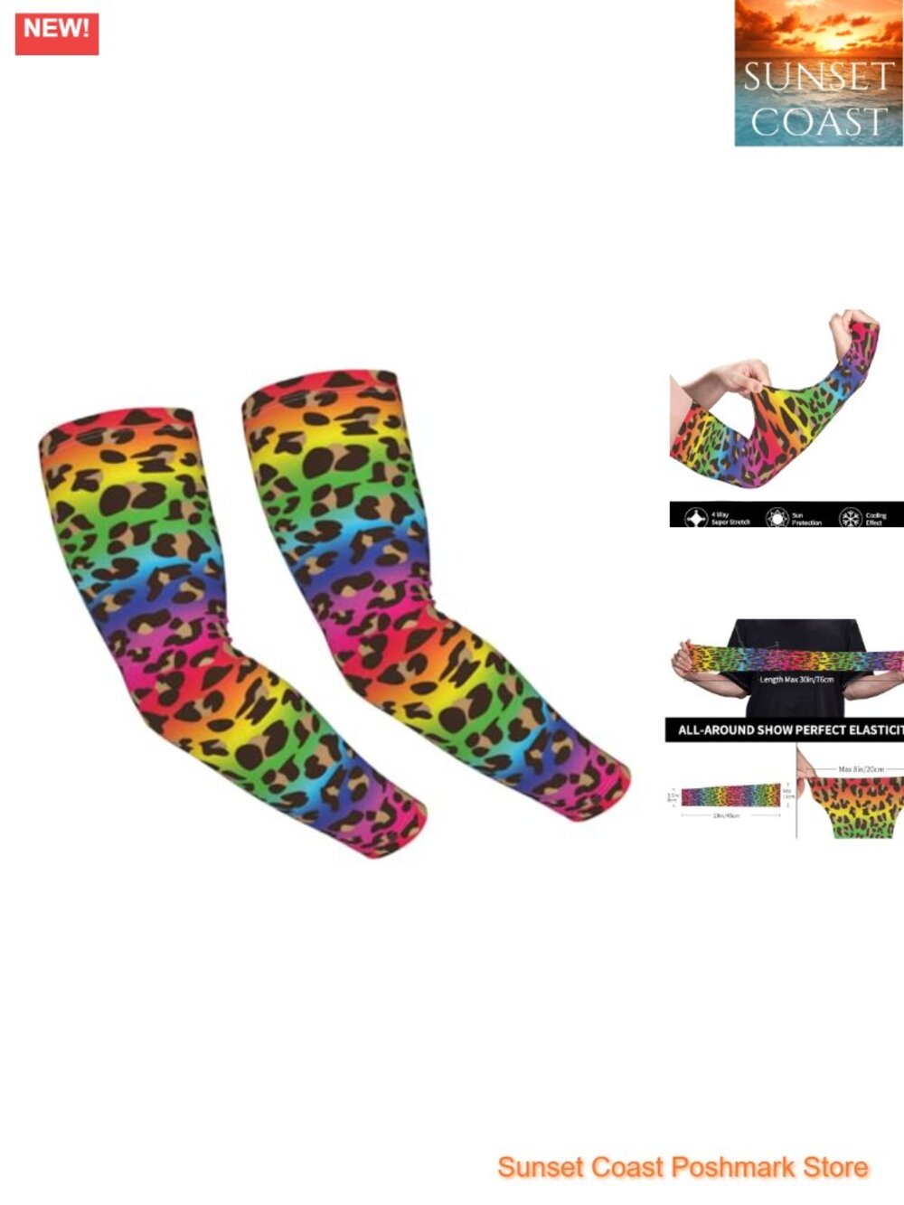 Cooling Arm Sleeves for Sun Protection Men Women Running Cycling